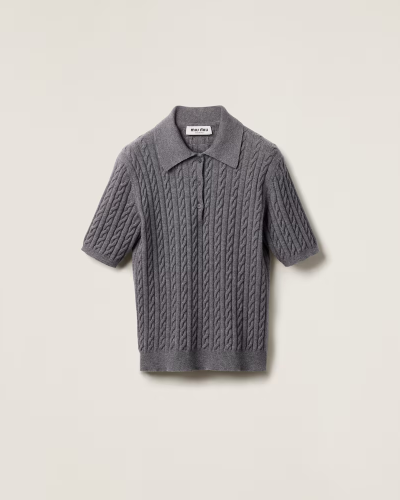 Elevate Your Wardrobe with Our Luxurious Cashmere Polo Shirt