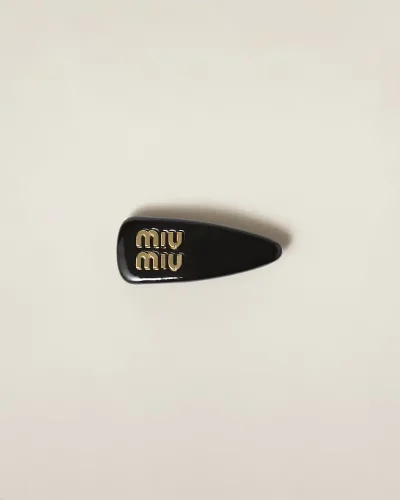 Elevate Your Style with Our Patent Leather Miumiu Hair Clip