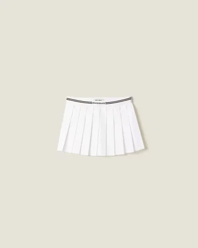 Elevate Your Wardrobe with Our Poplin Miniskirt