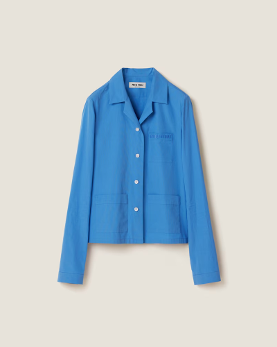 Elevate Your Style with a Blue Poplin Shirt