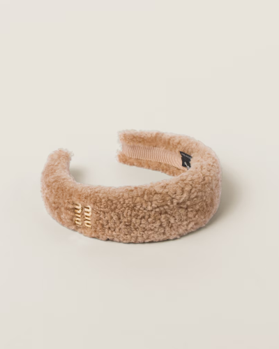 Stay Cozy and Stylish with Our Miumiu Shearling Headband
