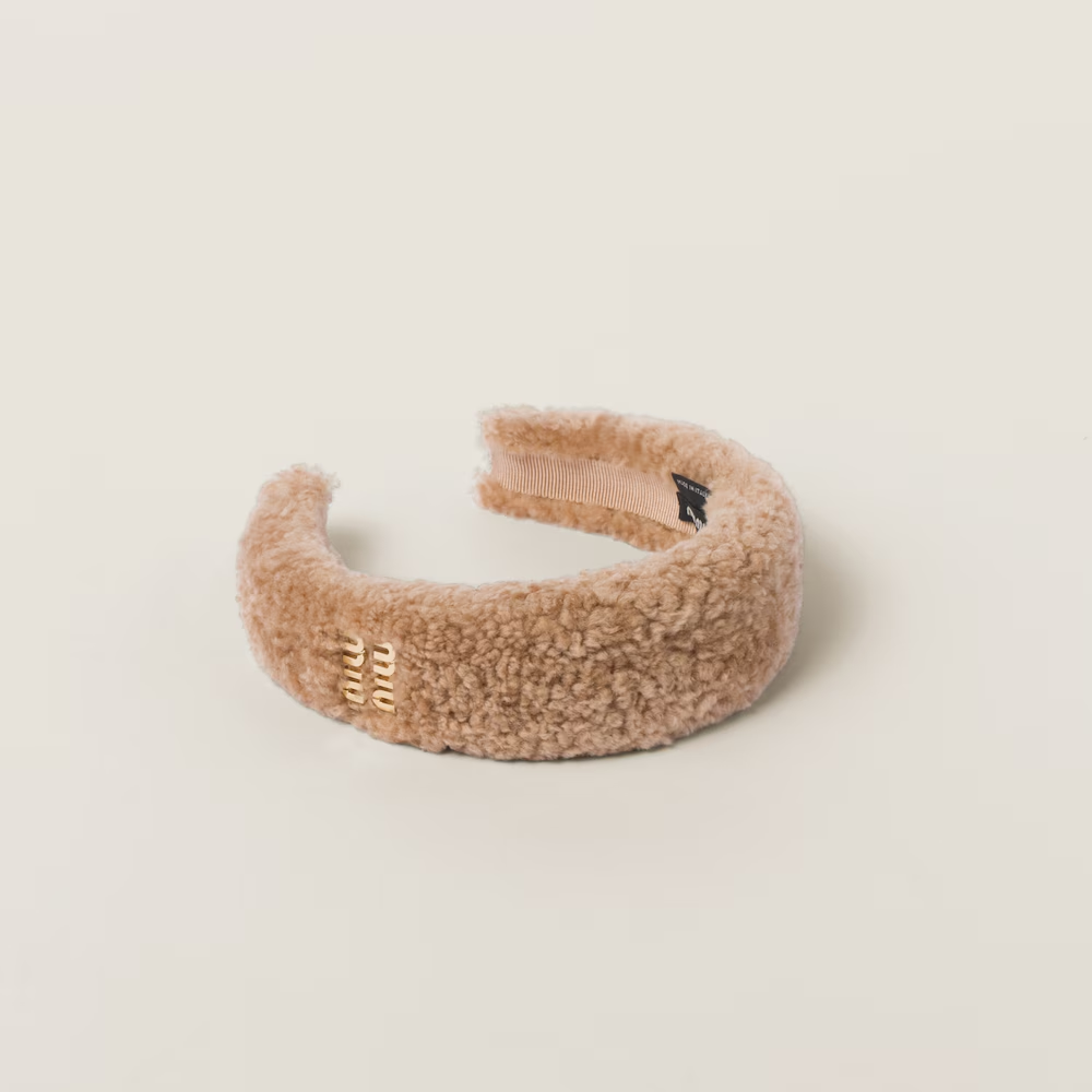 Stay Cozy and Stylish with Our Miumiu Shearling Headband