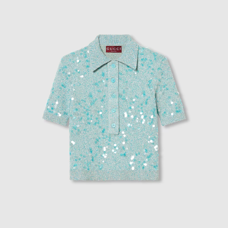 Discover Everyday Elegance with Our Tweed Blend Polo Top